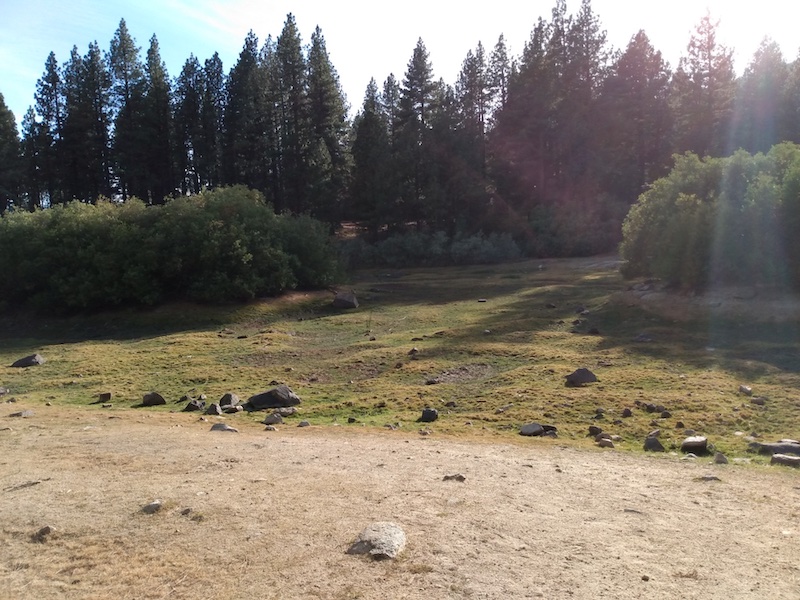 dry lake at davis creek